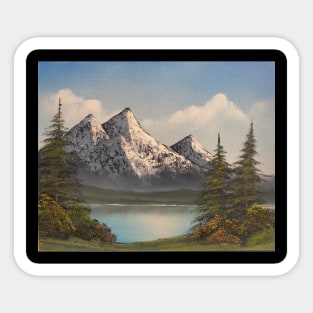 Mountain Peaks Sticker